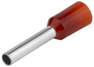 Tub de capăt izolat (PA6.6),Cu electrolitic stanat, roşu