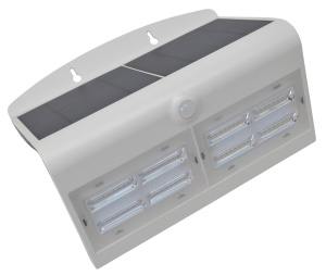 CIL de perete LED, panou fotovoltaic,detector mișcare, alb