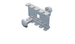 Clema de legatura, cuplare SZM1 pentru canal de cablu din sarma mesh cu surub M6x16mm - Img 1