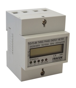 Contor electronic trifazat de energie el.,afişaj LCD, 4 mod