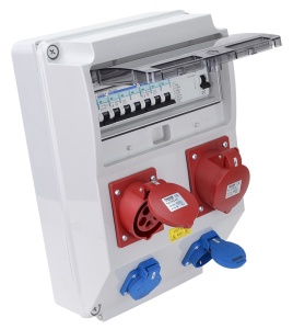 Cutie de distribuție cu protecție, complet echipată - Img 3