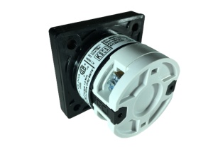 Intrerupator 12A 4kw 0-1 ON-OFF 1pol IP40 industrial incastrabil cu came PACO pentru tablouri - Img 3