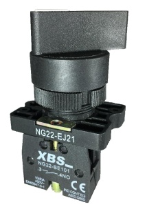 Intrerupator buton 0-1 6A 1NO contact normal deschis 230V pentru tablouri electrice - Img 1