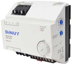 Modul comandă flux luminospentru şină DIN, 5 mod
