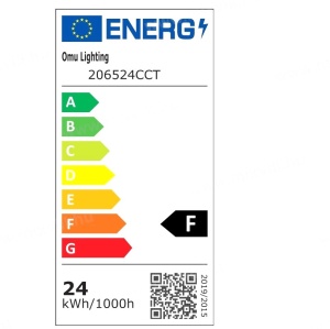 Plafoniera led 24W rotunda 280x57mm CCT lumina ajustabila calda (3000K 2070lm) naturala(4000K 2400lm) sau rece (2200lm) IP65 rezistenta la socuri IK10 100lm/W - Img 2