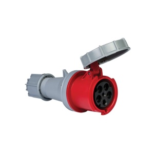 Priza trifazica mobila pe cablu 5 poli 63A 3P+N+E 6h CEE 380V IP67