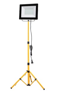 Proiector LED pe stativ trepied 1 x 50W 5500K IP65 1.8 metri si cablu 3 metri