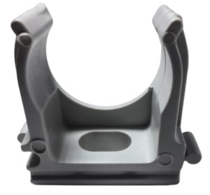 Set 50 buc cleme 40mm PVC pentru prindere tuburi teava conectabile - Img 2