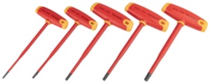Set de chei imbus, izolate la 1000 V, 5 buc