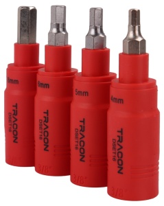 Set imbus și tubulare cu clichet, izolate la 1000 V, 16 buc - Img 5