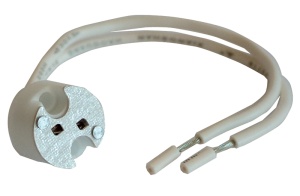 Soclu din porţelan pentru bec halogen MR11/16 (12V)