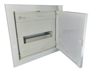 Tablou electric incastrat 12+2 module usa metalica 2 randuri la 850º C IP40 - Img 2