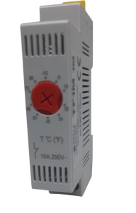 Termostat pe sina 1 modul contact NC pentru incalzire controlul rezistentei -10-+80°C 10(2)A - Img 3