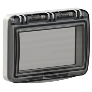 Usa vizitare 6 module fumurie pentru tablouri electrice 128x97mm IP54 - Img 3