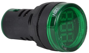 Voltmetru, indicator LED,verde