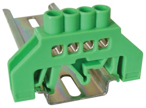 Baretă izolată (N/PE), culoare verde