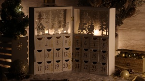 Calendar Advent cu LED de Crăciun, cu baterii - Img 2