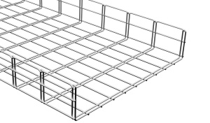 Canal cablu metalic 500x100mm din sarma mesh galvanizat lungime 2m jgheab pentru trasee electrice