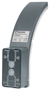 CIL de perete LED, detector de mișcare,formă curbată,antraci - Img 2