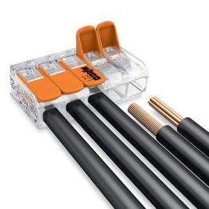 Clema conector fir WAGO 221-415 5x0,2-4mm2 pentru fir flexibil și solid 0.2-4mm2 - Img 3
