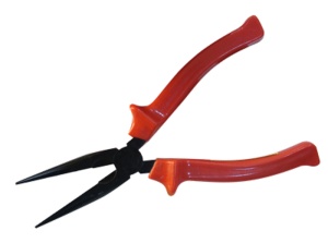 Cleşte conic, normal, mâner roşu