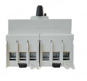 Comutator sursa 3x80A 3 poli 80A 1-0-2 rotativ modular montare pe sina - Img 2