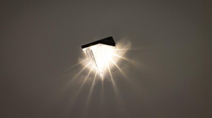 Corp iluminat pt. grădină cu panou fotovoltaic, de perete - Img 3