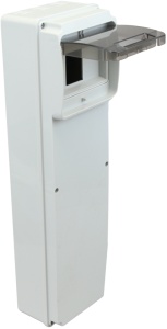 Cutie de distribuţie industrială goală cu şină de montaj,ABS - Img 2