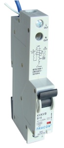 Disjunctor cu protecţie diferenţială, 2P, 1 modul, curba C - Img 1