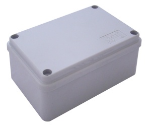 Doză electronică din material plastic, gri deschis