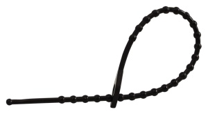 Faşete tip perlă reutilizabile, negre - Img 1