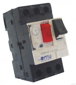 Intrerupator 6-10A protectie motor magneto-termic montaj pe sina IP20 - Img 1