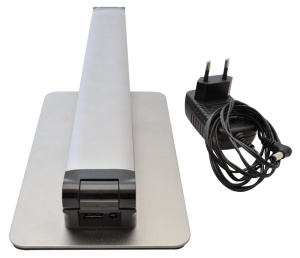 Lampă de birou LED, metalică,cu priză USB - Img 4