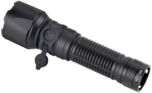 Lanternă LED cu acumulator, culoare roșie, laser - Img 2