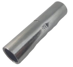 Mufa 50mm² conector tubular cupru stanat 50x14mm - Img 2