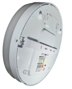 Plafoniera led 24W rotunda 280x57mm CCT lumina ajustabila calda (3000K 2070lm) naturala(4000K 2400lm) sau rece (2200lm) IP65 rezistenta la socuri IK10 100lm/W - Img 3