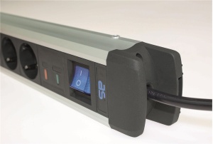 Prelungitor 1.5m cablu H05VV-F 3G1.5 cu 10 prize schuko intrerupator si protectie supratensiune max 3500W IP20 - Img 3