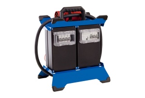 Prelungitor Stecky Duo 3 pentru santier cu 6 prize monofazice schuko 16A 250V, 2 prize trifazice CEE 5 poli 16A , 2 prize trifazice CEE 5 poli 32A IP44 si 2 porturi USB 5V 2.4A IP44 - Img 2