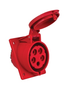 Priza industriala trifazica incastrabila 5 poli 32A 380/415V 50-60Hz IP44