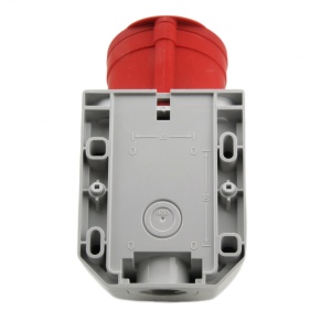 Priza trifazica aplicata 5 poli 16A 3P+N+E 6h CEE 380V IP44 - Img 3