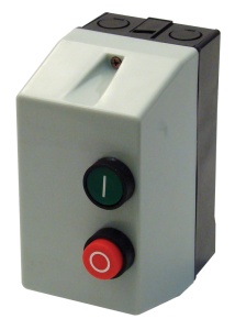Protecţie motor, contactor+releu termic,carcasă mat, plastic