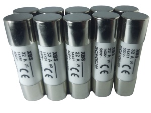 Set 10 sigurante fuzibile cilindrice ceramica 14x51 32A 500V AC gG
