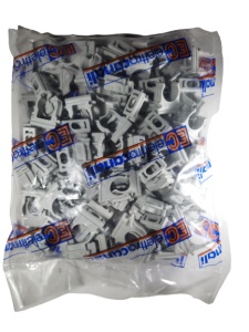 Set 100 buc cleme 16mm PVC pentru prindere tuburi teava conectabile - Img 3
