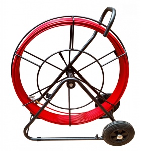 Sistem OMU OSPULLER Extractor din fibră de sticlă Ø 7,5 mm, cu tambur rulant Ø 720 mm, M12, 100 m