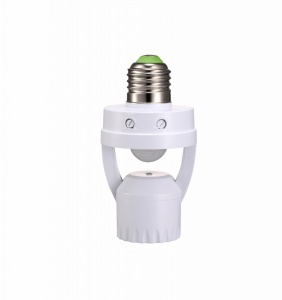 Soclu lampă dulie bec cu senzor de mișcare E27 360° max 60W 6m, 10s-5m