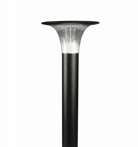 Stâlpişor pitic solar 15W 2200lm 4000K/6000K 1073 x 257mm exterior IP65 cu funcţionare până la 80 de ore