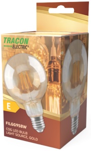 Sursă de lumină COG LED, sferă aurie - Img 2