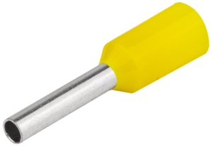Tub de capăt izolat (PA6.6),Cu electrolitic stanat, galben