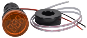 Ampermetru, indicator LED,galben