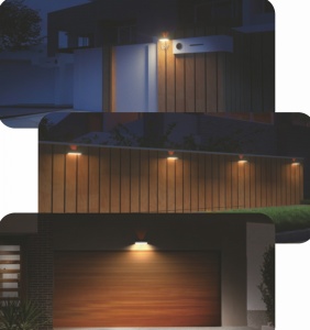 Aplică de exterior 3W 350lm 4000K IP65 felinar solar de perete culoare neagră ABS + PC detectie 140°x70° pana la 6 metri, baterie 18650, 3.7V, 1200mAh, 4.44Wh - Img 3